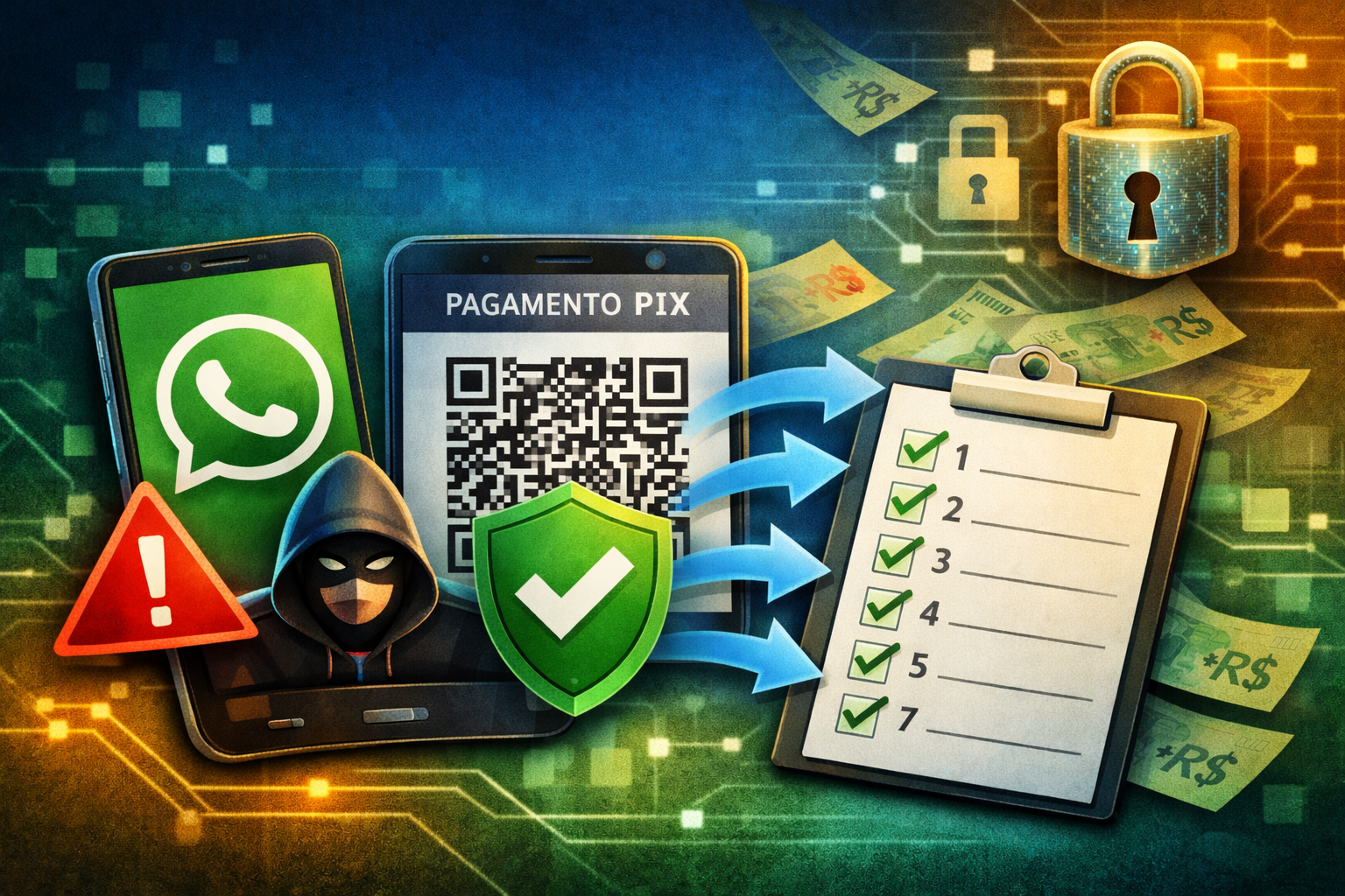PIX em alta: reduza fraude no WhatsApp em 7 passos para confirmação segura